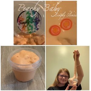 Peachy Baby Slime 8 oz